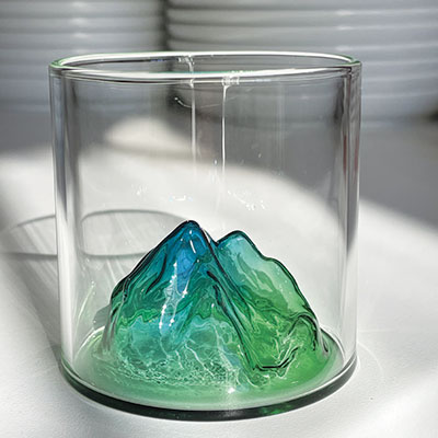 verre montagne pour les jolies tables de fetes